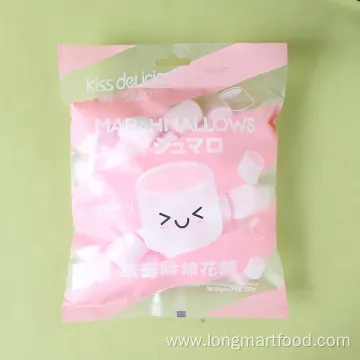 Soft White Strawberry Flavor Marshmallow Candy